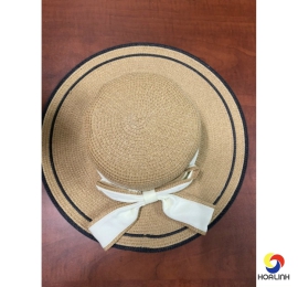 Nón vành nơ trắng dày 4 2216