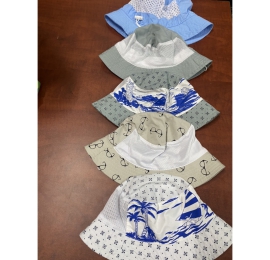 Nón vành tròn họa tiết thời trang Nam Nữ