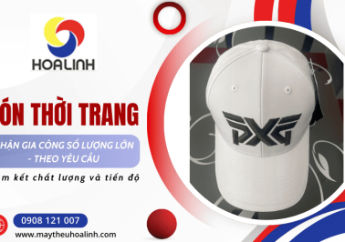 Gia công nón thời trang số lượng lớn - May Thêu Hoa Linh đảm bảo tiến độ
