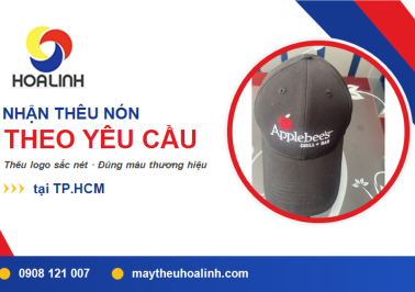 Thêu nón theo yêu cầu TP Hồ Chí Minh - Sắc nét, bền màu, giá tốt