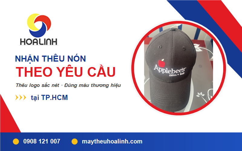 thêu nón theo yêu cầu TP Hồ Chí Minh