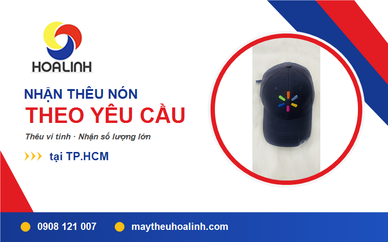 thêu nón theo yêu cầu TP Hồ Chí Minh